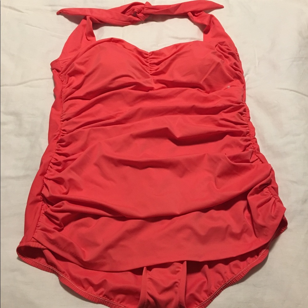 Suddenly Slim by Catalina Halter Bathing Suit